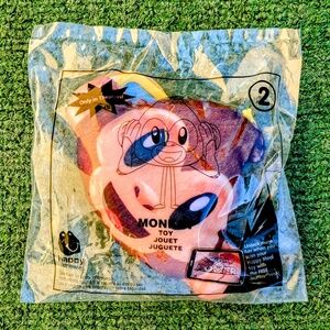 McDonalds McPlay Power Double-Sided EMOJI Movie MONKEY Happy Meal Toy Plush NIP
